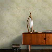 Little Greene Wallpaper Pomegranate Green Scale_2