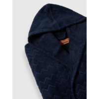 MISSONI Chalk bathrobe in zigzag cotton terry - 3 (2)
