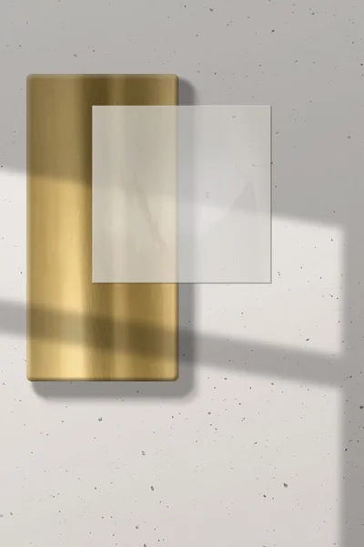 Ottone naturale - Vetro bianco