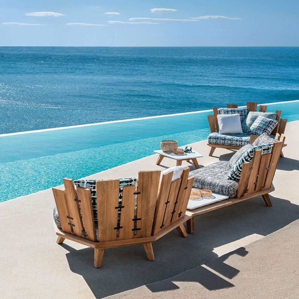 Ethimo Lounge Chair With Coffee Table Rafael (2)
