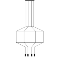 Vibia lamp WIREFLOW CHANDELIER 0300 _ 0400