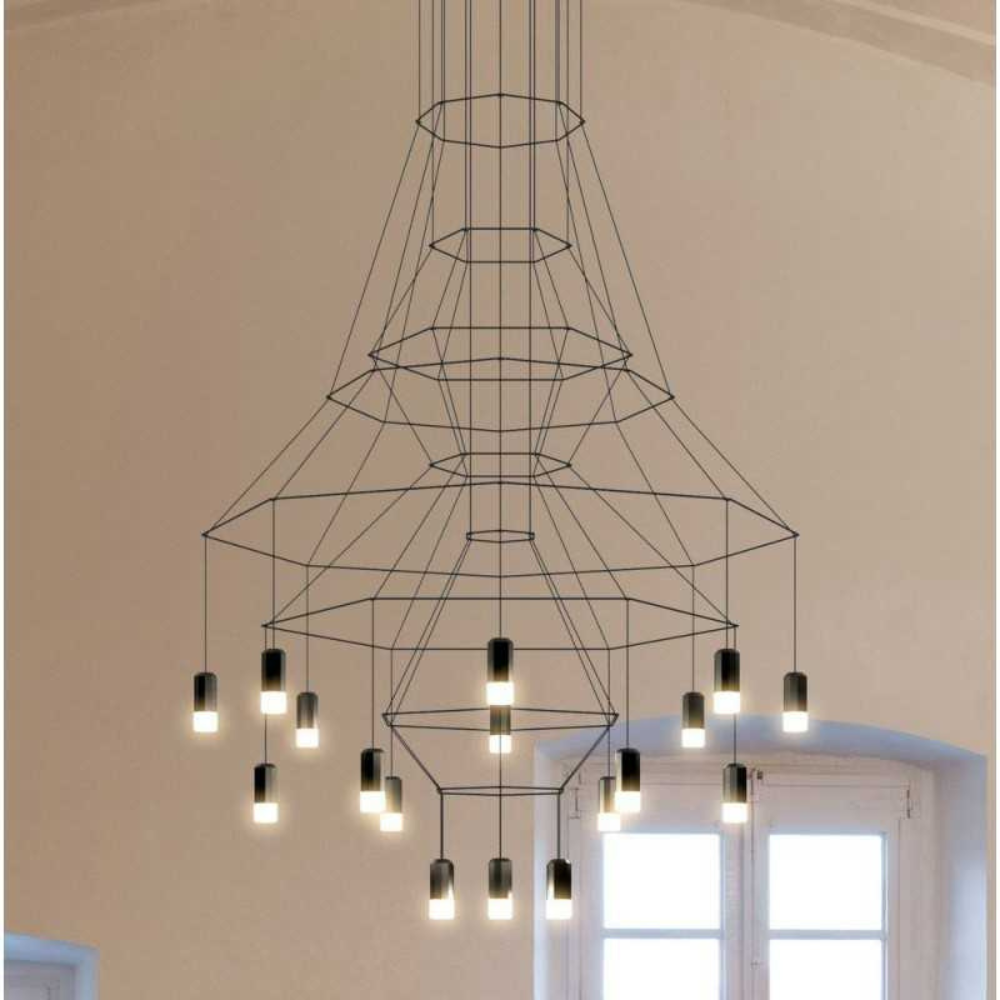 Vibia lamp WIREFLOW CHANDELIER 0315 (2)