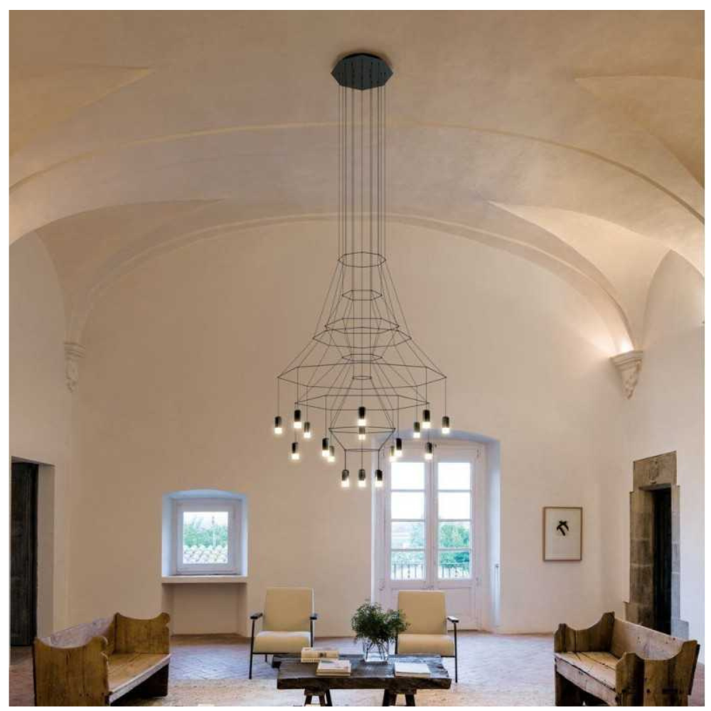 Vibia lamp WIREFLOW CHANDELIER 0315 (3)