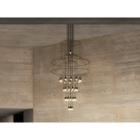Vibia lamp WIREFLOW CHANDELIER 0374 (2)